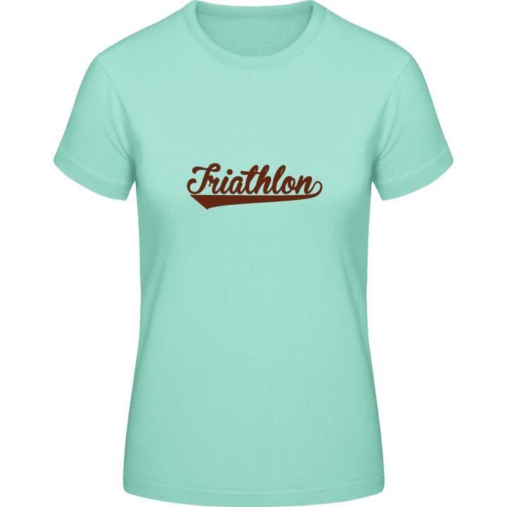 Triathlon Logo Frauen T-Shirt contain pic