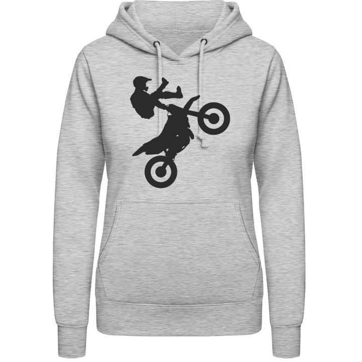 Motocross Silhouette Vrouwen Hoodie contain pic
