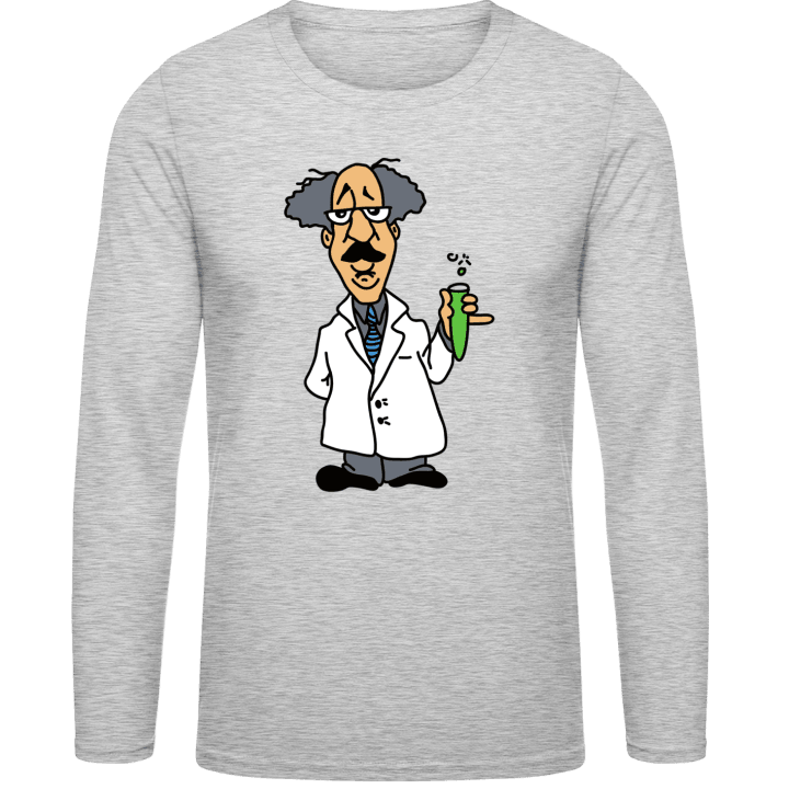 Crazy Scientist T-shirt à manches longues contain pic