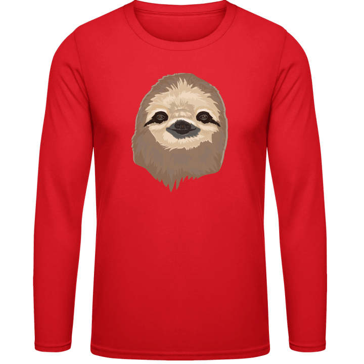 Sloth Head Realistic Long Sleeve Shirt 0 image