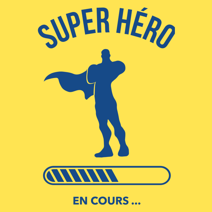 Super Héro En Cours Camiseta de bebé 0 image