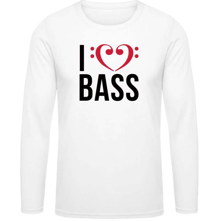I Love Bass Shirt met lange mouwen contain pic