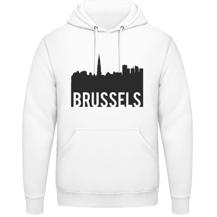 Brussels City Skyline Felpa con cappuccio contain pic