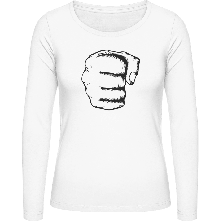 Fist T-shirt à manches longues pour femmes contain pic