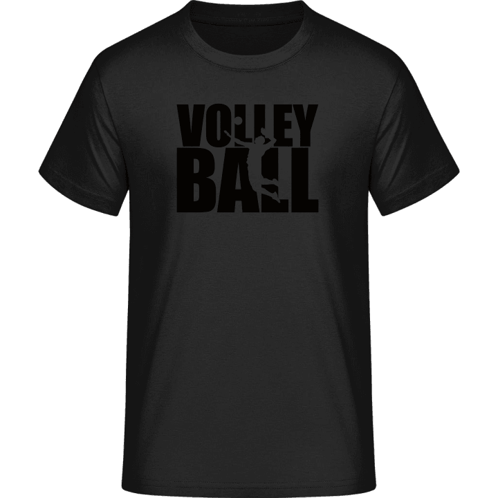 Volleyball With Silhouette Camiseta contain pic