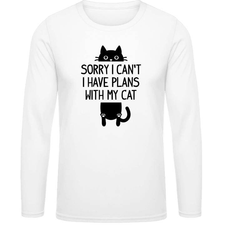 I Have Plans With My Cat T-shirt à manches longues 0 image