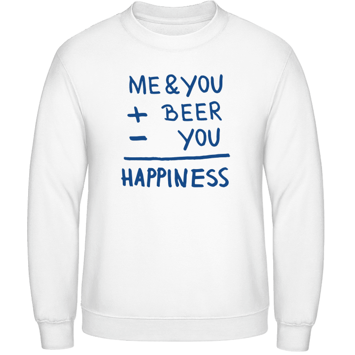 Me You Beer Happiness Sweatshirt 0 image