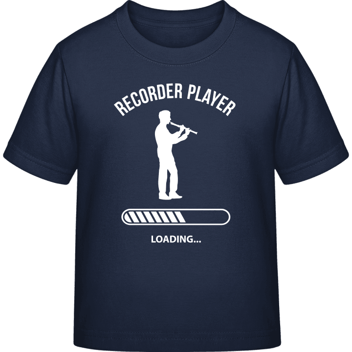Recorder Player Loading T-shirt för barn contain pic