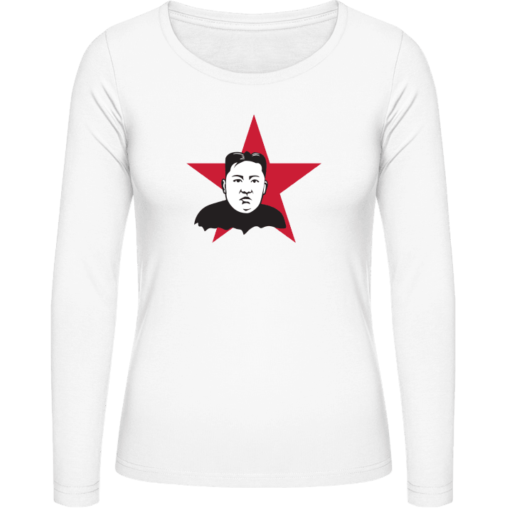 Kim Jong Un Langermet skjorte for kvinner contain pic