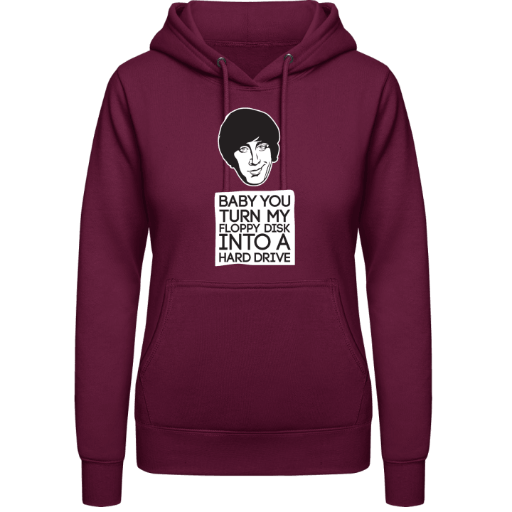 Baby You Turn My Floppy Disk Into A Hard Drive Vrouwen Hoodie 0 image
