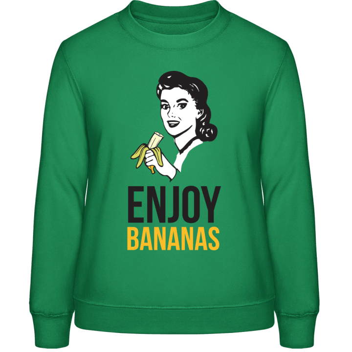 Enjoy Bananas Woman Genser for kvinner contain pic