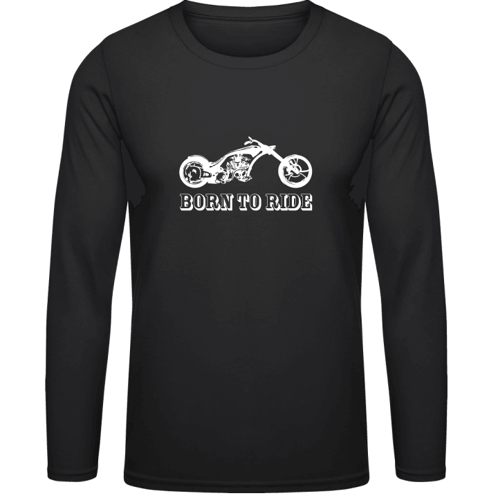 Born To Ride Custom Bike Shirt met lange mouwen 0 image