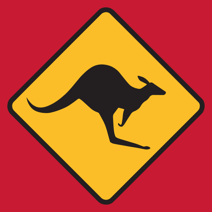 Kangaroo Warning Väska av tyg 0 image