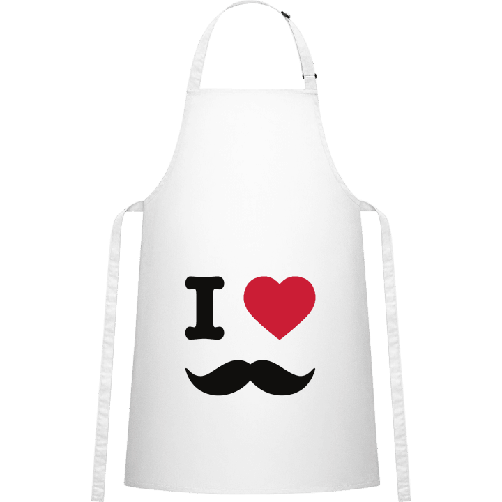 I love Mustache Förkläde för matlagning contain pic