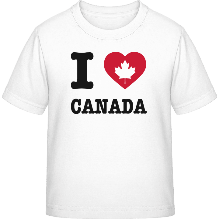 I Love Canada T-shirt för barn contain pic