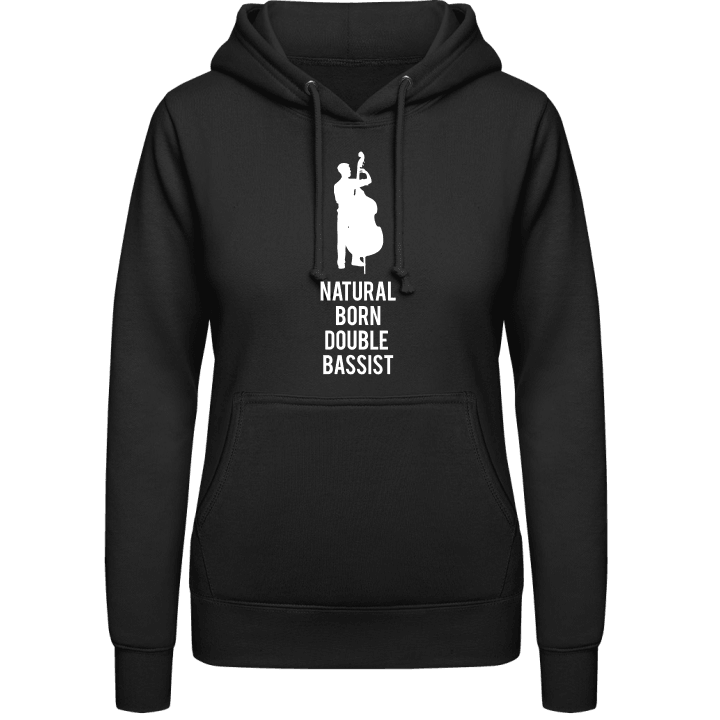 Natural Born Double Bassist Vrouwen Hoodie contain pic