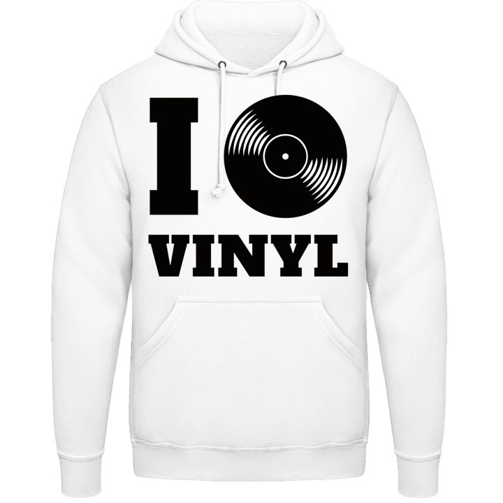 I Love Vinyl Sweat à capuche contain pic