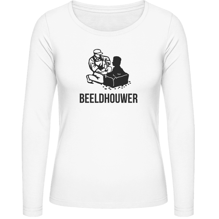 Beeldhouwer T-shirt à manches longues pour femmes contain pic