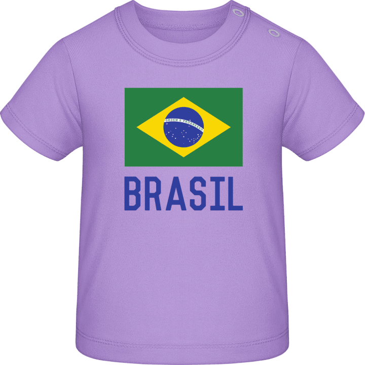 Brasilian Flag T-shirt för bebisar contain pic