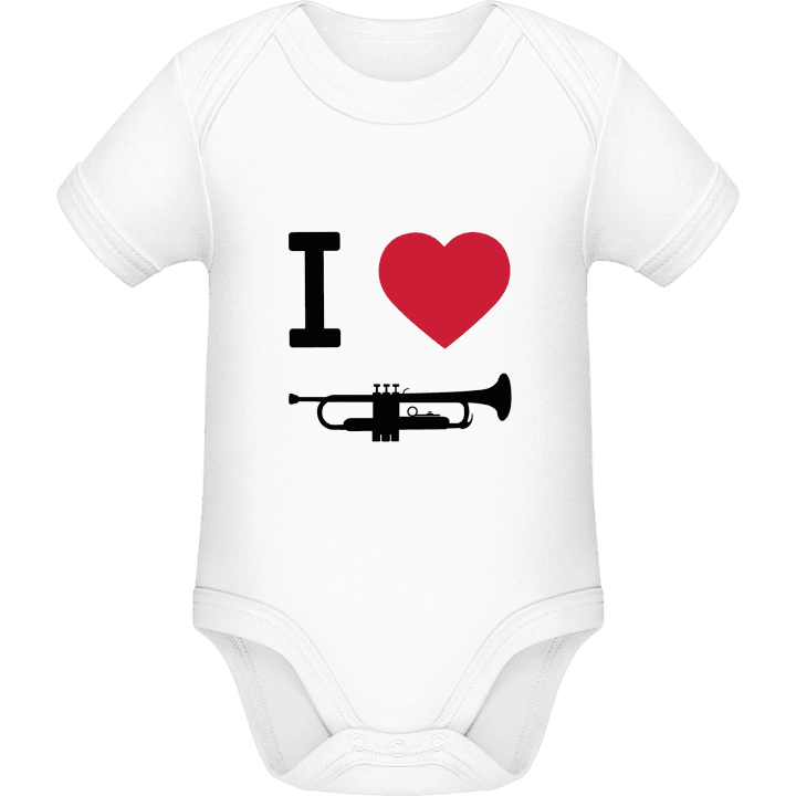 I Love Trumpets Baby romper kostym contain pic