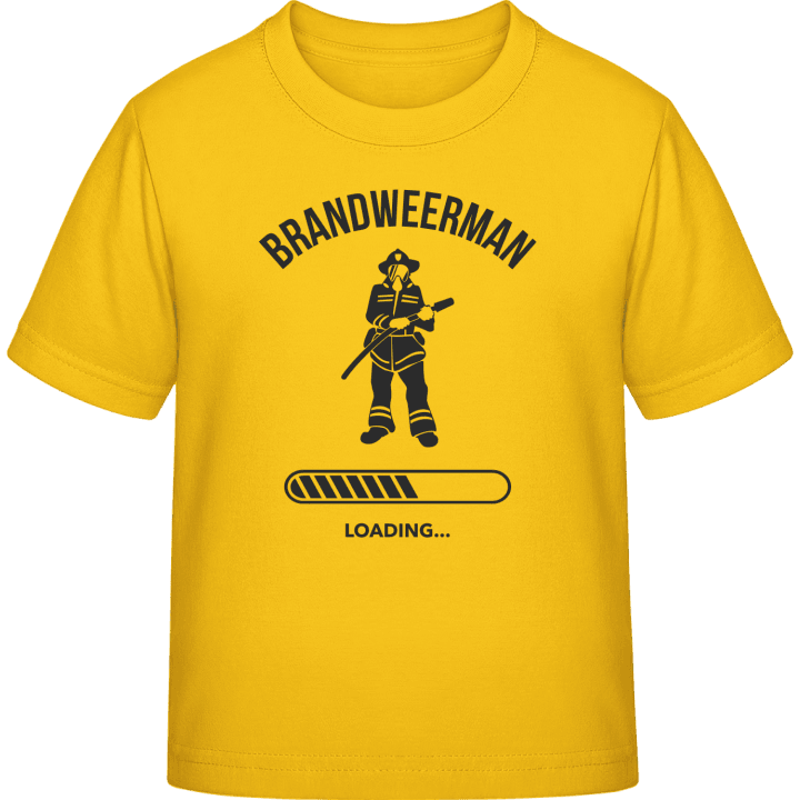 Brandweerman Loading T-shirt för barn contain pic