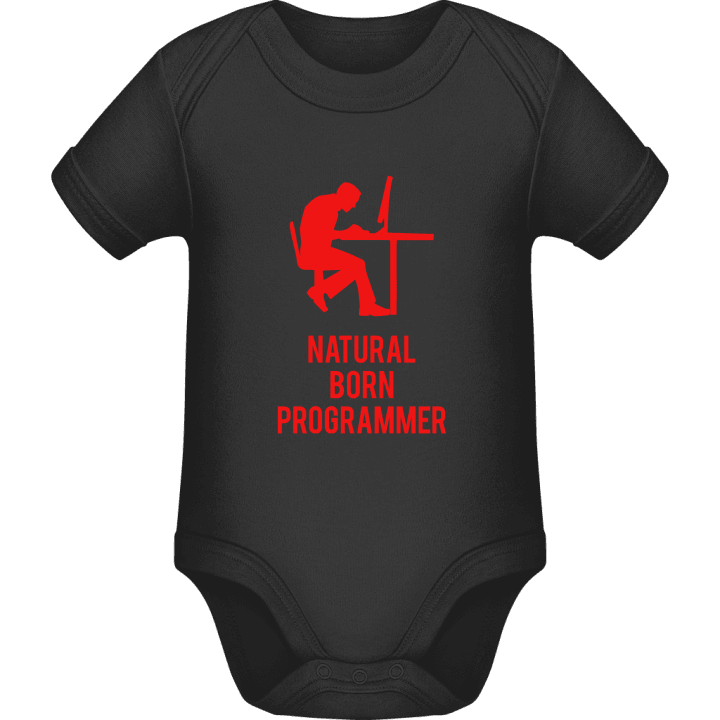 Natural Born Programmer Baby romper kostym contain pic