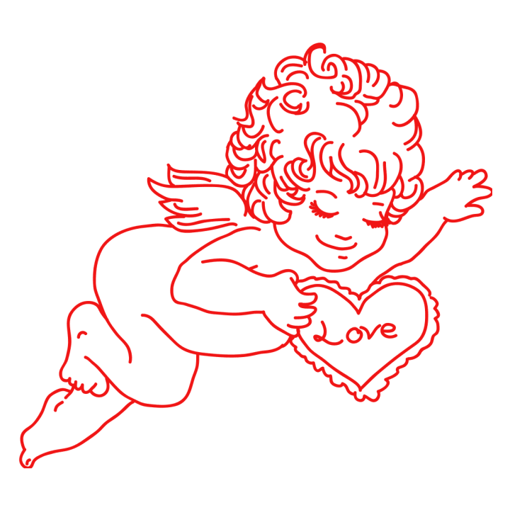 Love Angel Outline Sweat-shirt pour femme 0 image