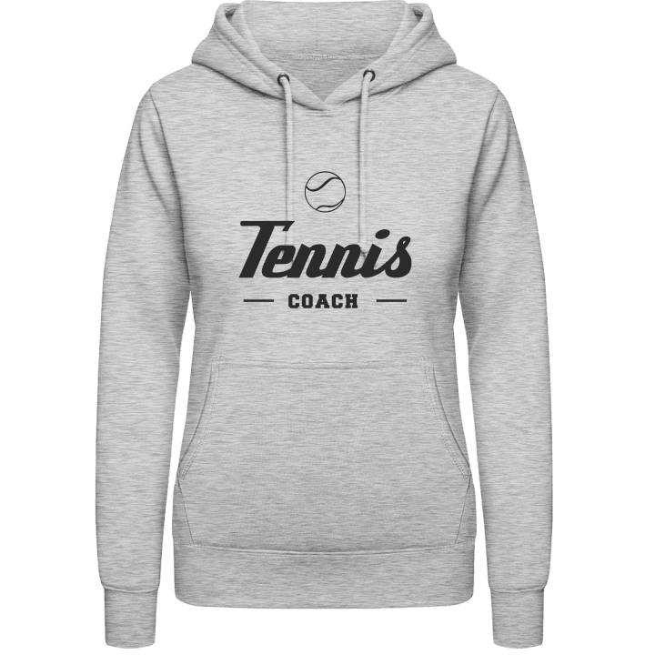 Tennis Coach Frauen Kapuzenpulli contain pic