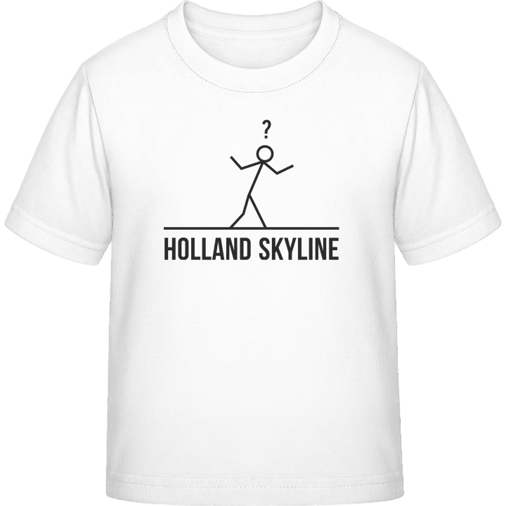 Holland Flat Skyline T-shirt för barn contain pic