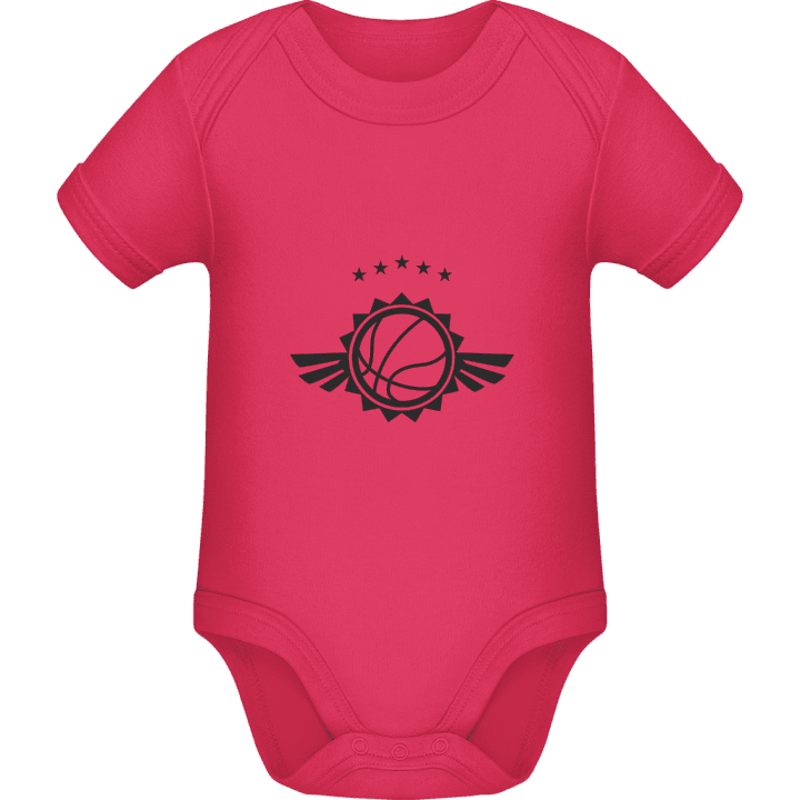 Basketball Winged Symbol Baby Rompertje contain pic
