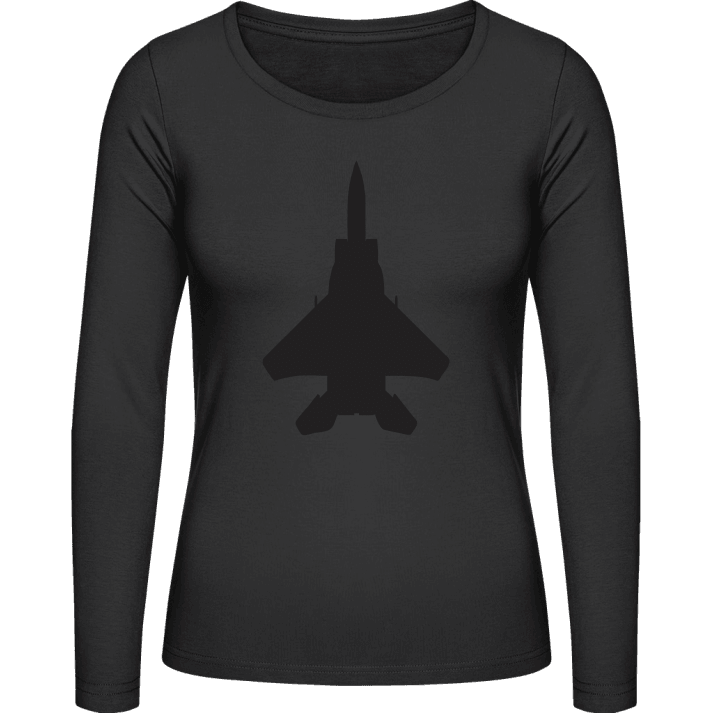 F16 Jet Camisa de manga larga para mujer contain pic