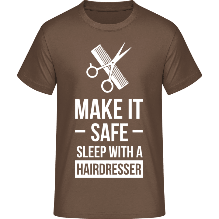 Make it Safe Sleep With A Hairdresser T-Shirt 0 image