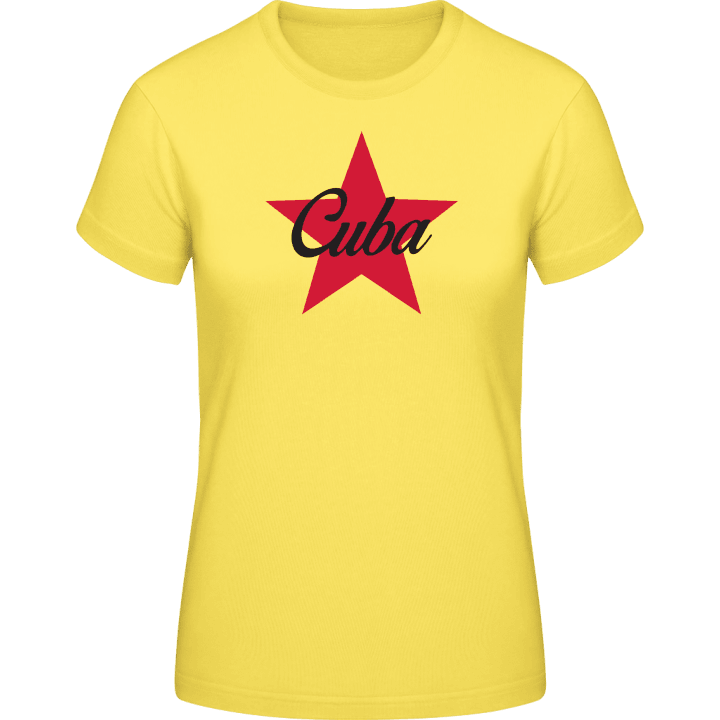 Cuba Star Vrouwen T-shirt contain pic