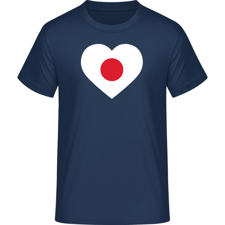 Japan Heart Flag T-skjorte 0 image