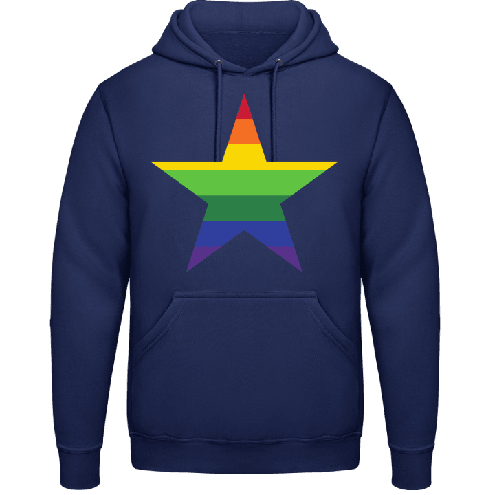 Rainbow Star Felpa con cappuccio contain pic