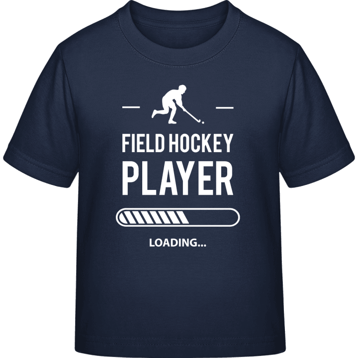 Field Hockey Player Loading Maglietta per bambini contain pic