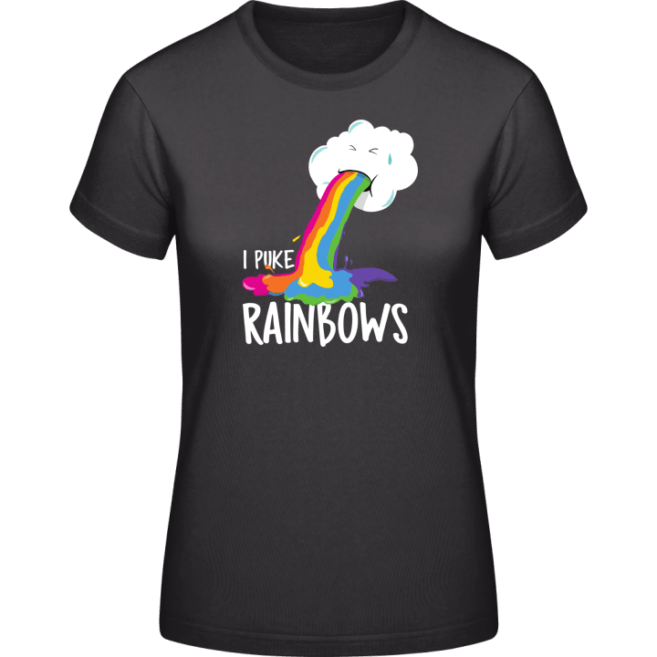 I Puke Rainbows Vrouwen T-shirt 0 image
