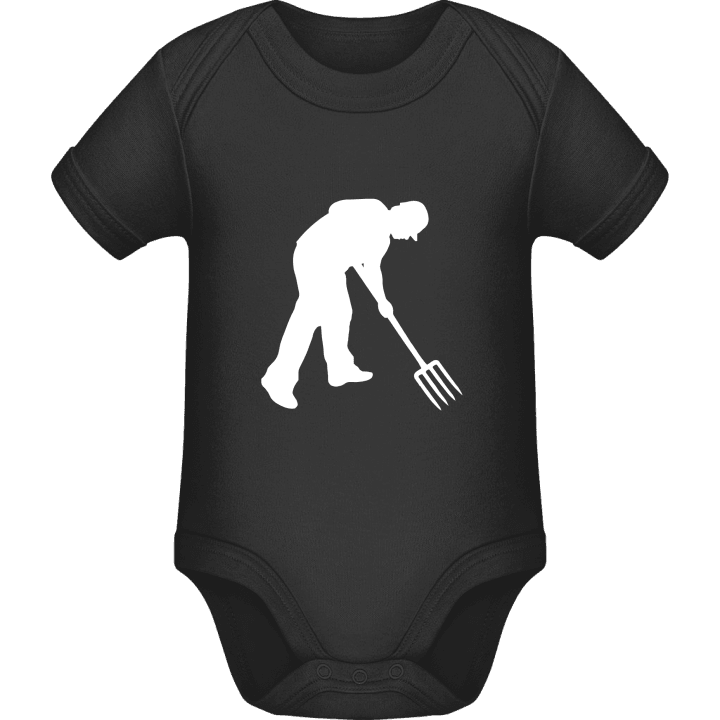 Farmer and Hayfork Baby Romper contain pic