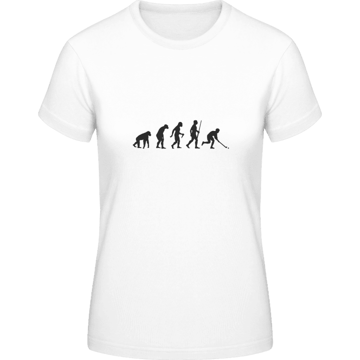 Field Hockey Evolution T-skjorte for kvinner contain pic