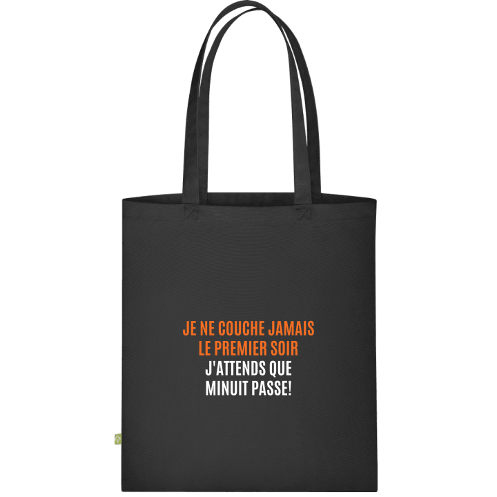 Je Ne Couche Jamais Le Premier Soir Väska av tyg contain pic
