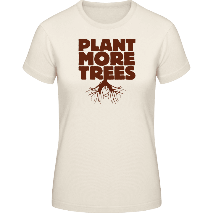 Plant More Trees T-skjorte for kvinner contain pic