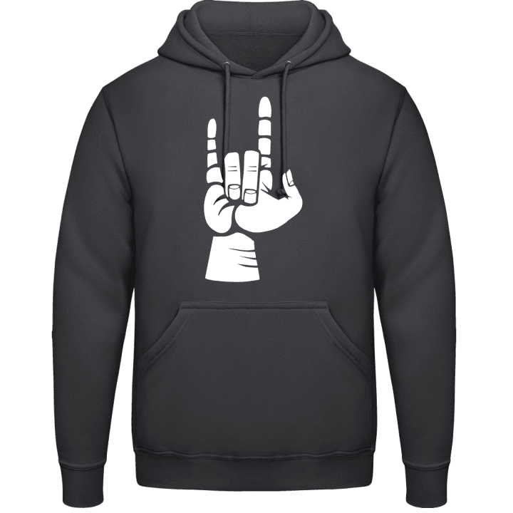 Rock And Roll Hand Sign Sweat à capuche contain pic