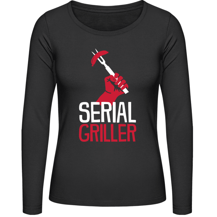 BBQ Serial Griller Vrouwen Lange Mouw Shirt contain pic