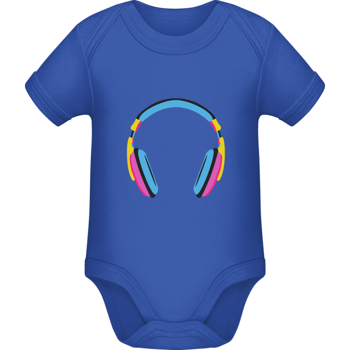 Funky Headphone Baby romper kostym contain pic