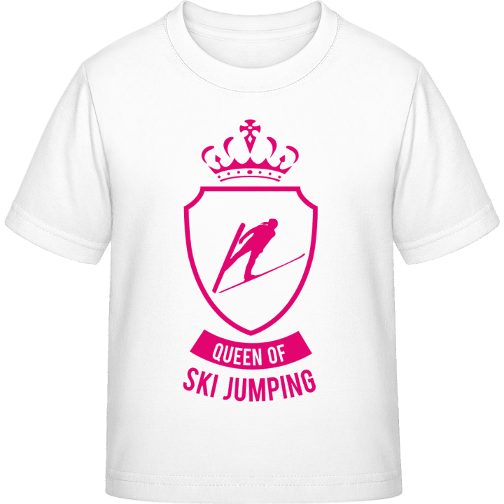 Queen Of Ski Jumping Camiseta infantil contain pic