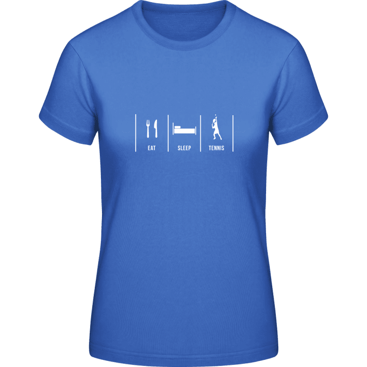 Eat Sleep Tennis T-shirt för kvinnor contain pic