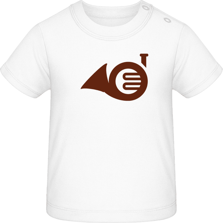 French Horn Icon Camiseta de bebé contain pic