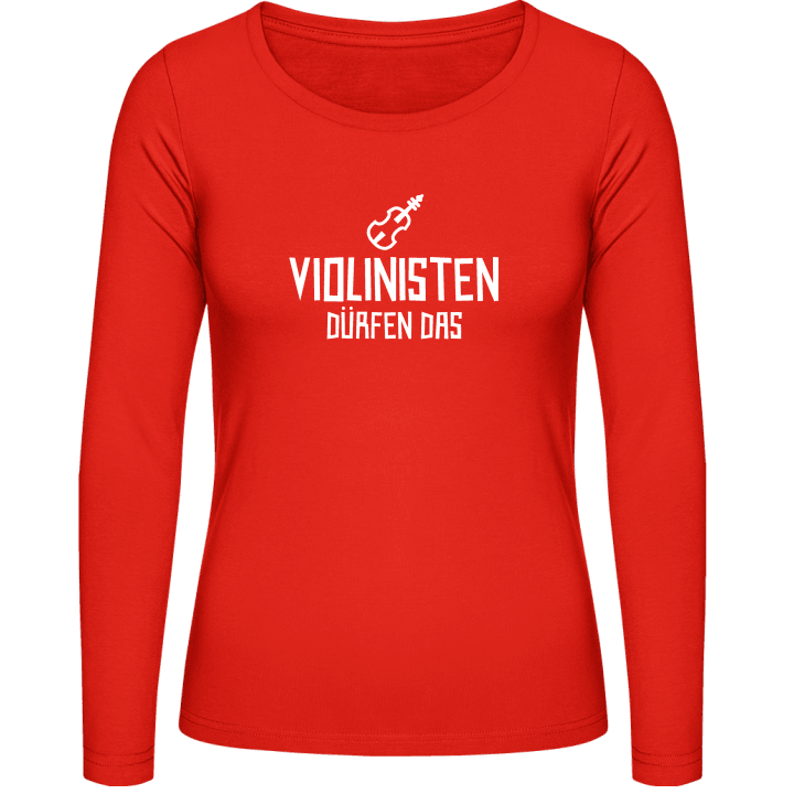 Violinisten dürfen das T-shirt à manches longues pour femmes 0 image