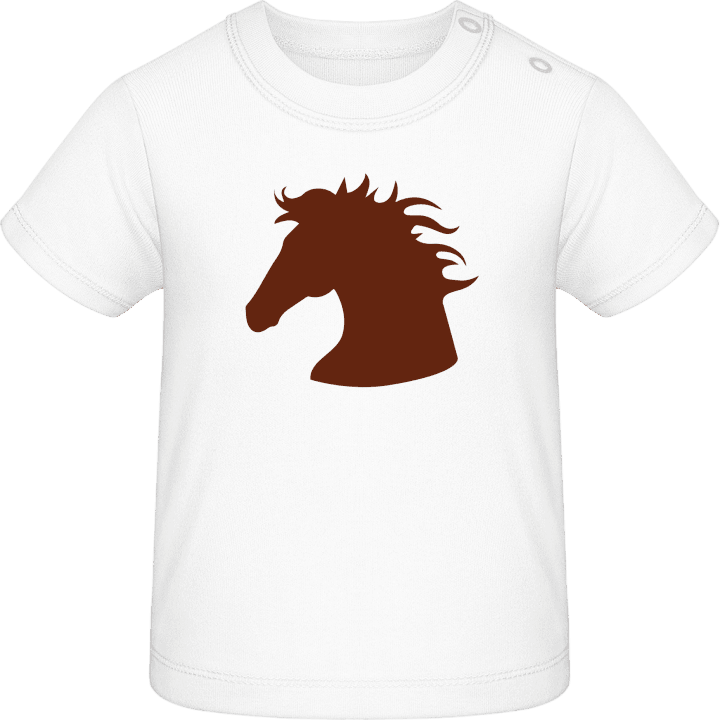 Horse Head Baby T-skjorte 0 image