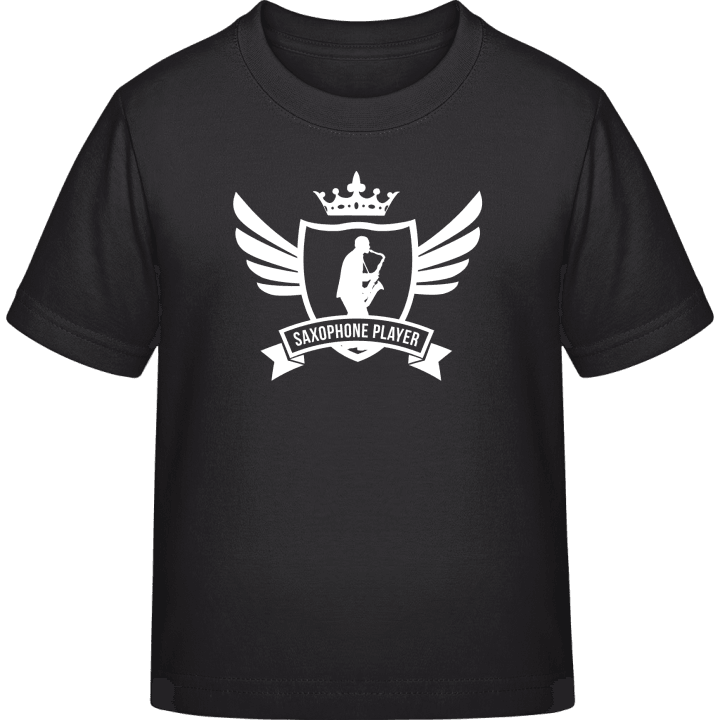 Saxophone Player Winged Camiseta infantil contain pic